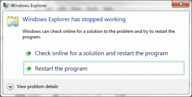 حل مشكلة توقف Windows Explorer عن العمل Geek Tech